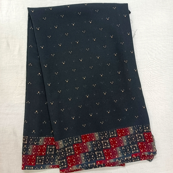 Other - New black bandej patterned saree